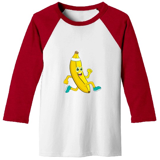 Banana Running Sport Baseball Tees