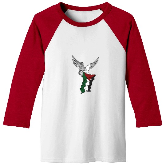 Free Palestine Palestinian Flag Bird Eagle Palesti Baseball Tees