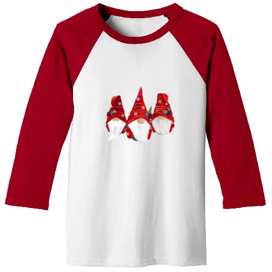 Christmas Gnomes Baseball Tees