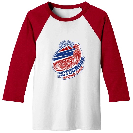 Motocross Racing Team Baseball Tees