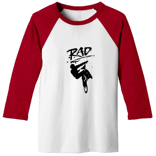RAD BMX Bike Graffiti 80s Movie Radical Baseball Tees