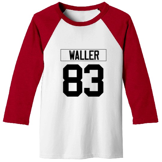 Just Waller 83 Raiders Baseball Tees