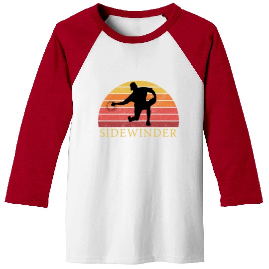 Sidewinder Sidearm Baseball Pitcher Retro Vintage Baseball Tees