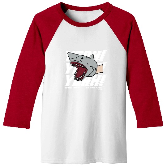 Shark puppet merch Baseball Tees