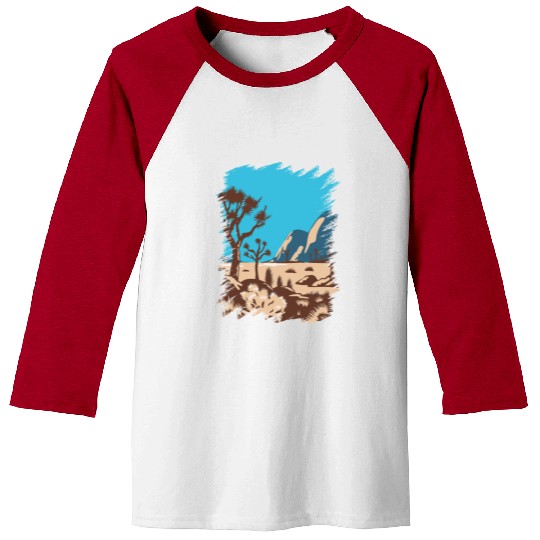 Joshua Tree National Park California Baseball Tees