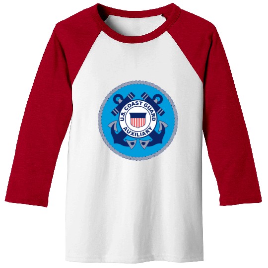 Us Coast Guard Auxiliary Homeland Security Patch Baseball Tees