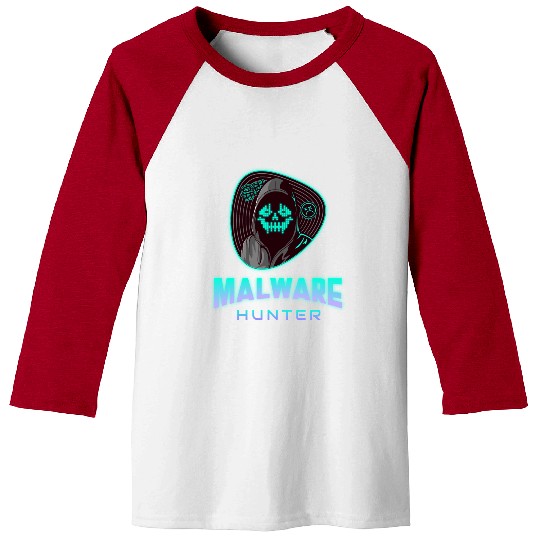 Cyber Security - Malware Hunter Neon 2 Baseball Tees