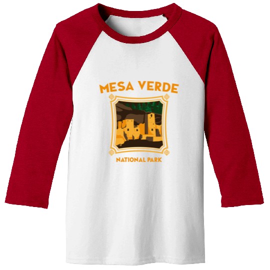 Mesa Verde National Park Novelty Graphic Design Baseball Tees
