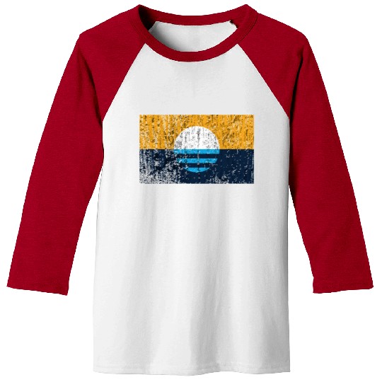 People'S Flag Of Milwaukee Vintage Style Distresse Baseball Tees