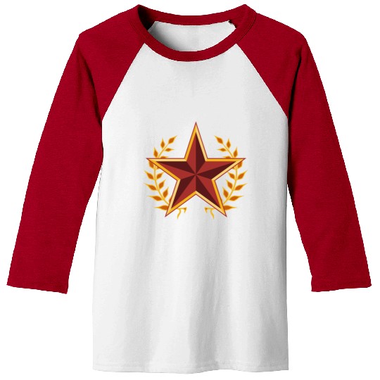 soviet star with laurels Baseball Tees