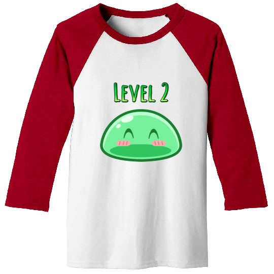 Cute Green Dungeon Slime Monster Weird Anime Baseball Tees