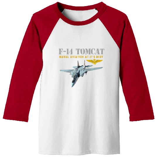F 14 Tomcat Naval aviation Baseball Tees