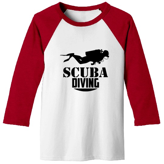 Scuba Diving Baseball Tees
