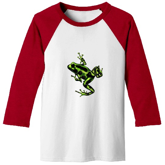 Green poison dart frog Baseball Tees