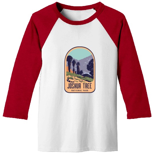 Joshua tree national park retro design Baseball Tees