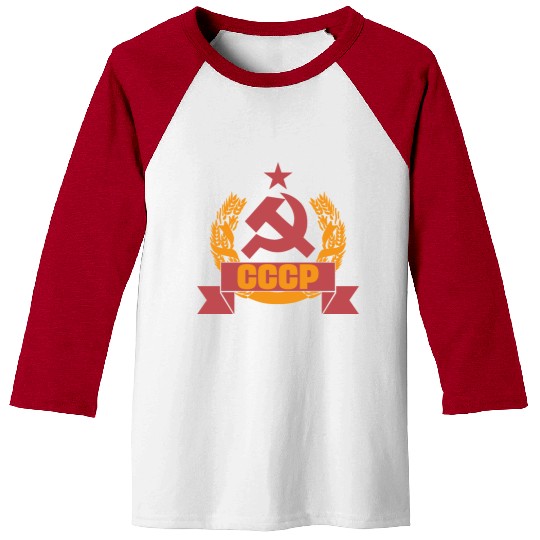 USSR coat of arms Soviet Union Russia gift Baseball Tees