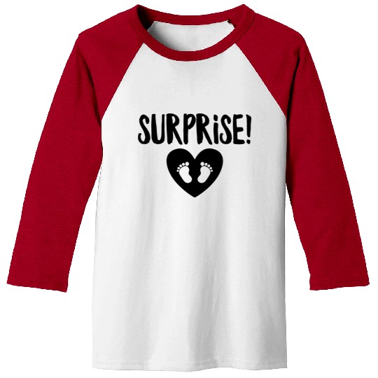 Surprise Pregnancy Announcement Mom To Be Baseball Tees