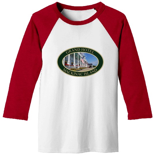 Grand Hotel on Mackinac Island, Michigan Baseball Tees