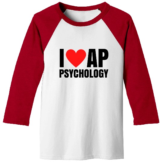 I love ap psychology gift Baseball Tees