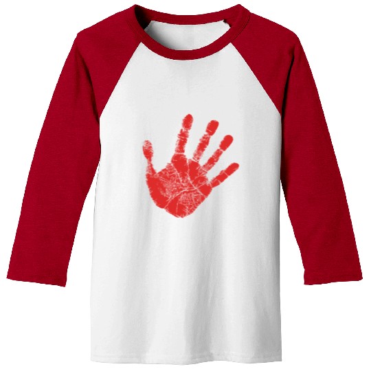 Red Hand - Supporter of MMIW Baseball Tees