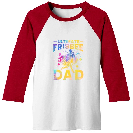 Ultimate Frisbee Dad Baseball Tees