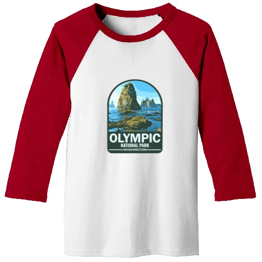 OLYMPIC national park Washington usa Baseball Tees