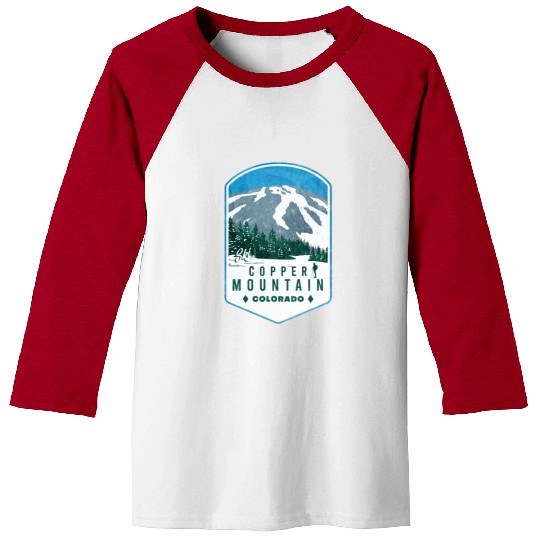 Copper Mountain Colorado Ski Baseball Tees