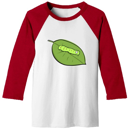 caterpillar leaf biology symbol nature Baseball Tees
