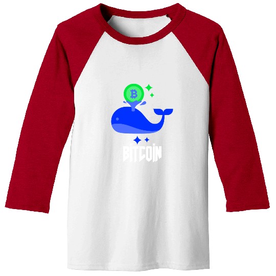 Bitcoin whale Baseball Tees