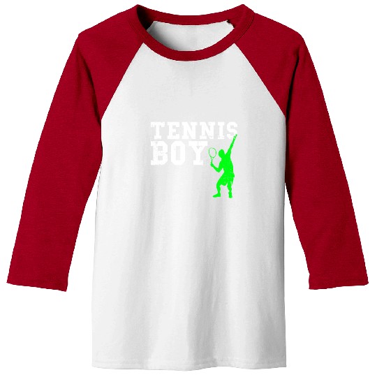 tennis boy Baseball Tees