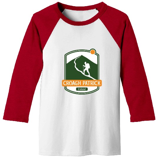 Croagh Patrick – Ireland Baseball Tees