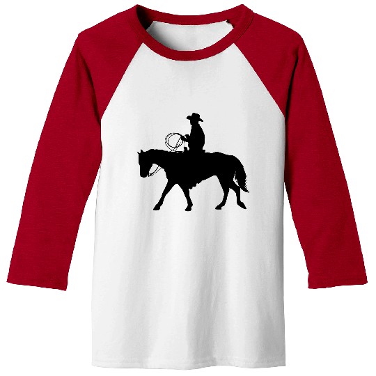 Cowboy, Rodeo Rider, Horse Riding, Horse, lasso Baseball Tees