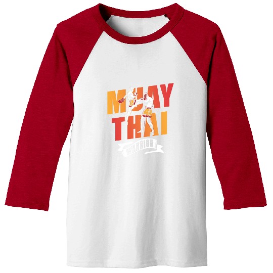 Muay Thai Warrior Martial Arts Boxing Fighter Baseball Tees