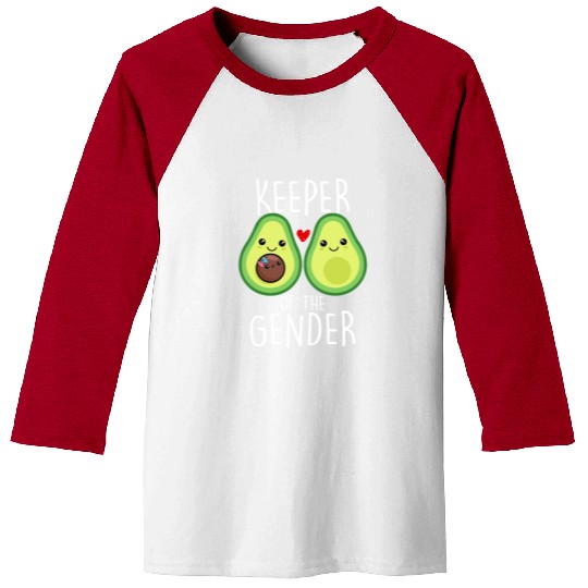 Avocado Keeper of the Gender Illustration Baseball Tees