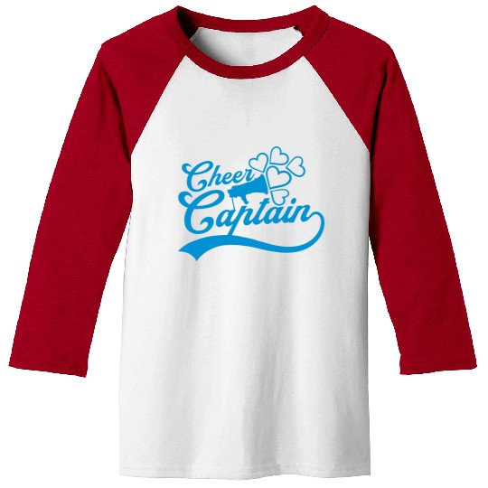 team cheer captain megaphone Baseball Tees