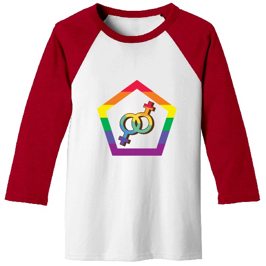 Lesbian Pride, lgbt community Baseball Tees