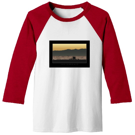 Venice Beach California Sunset Baseball Tees