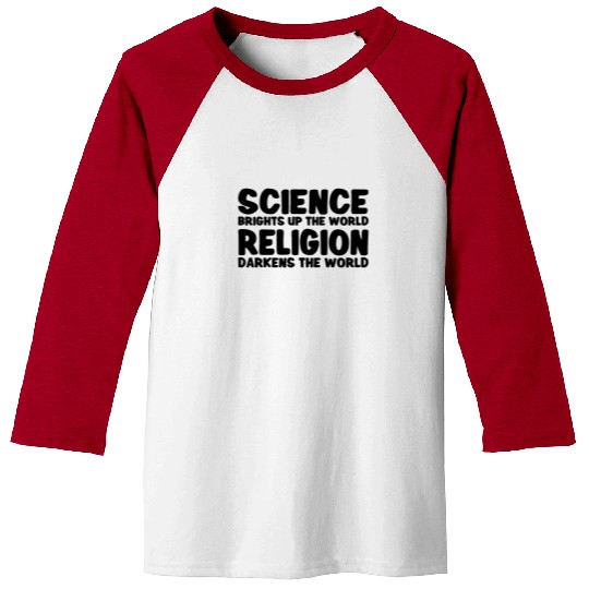 Atheist Atheism Anti Religion Securalism God Sucks Baseball Tees