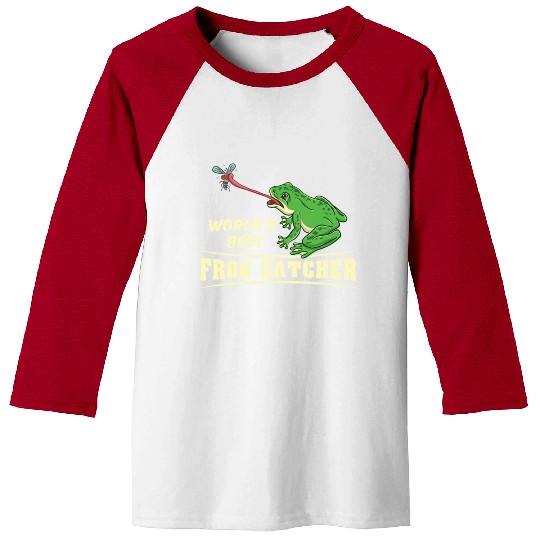 World s Best Frog Catcher For Herpetologist Baseball Tees