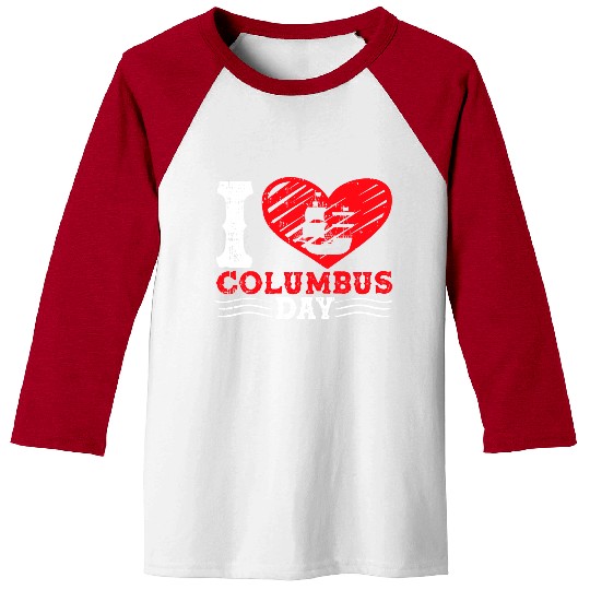 Columbus Day Italian Pride Baseball Tees