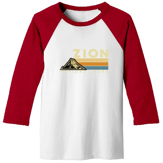 Retro Zion National Park US Vintage Utah Adventure Baseball Tees