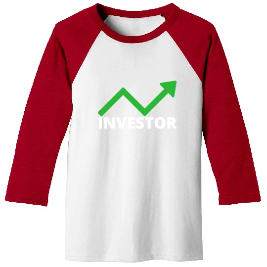 INVESTOR (green arrow) Baseball Tees