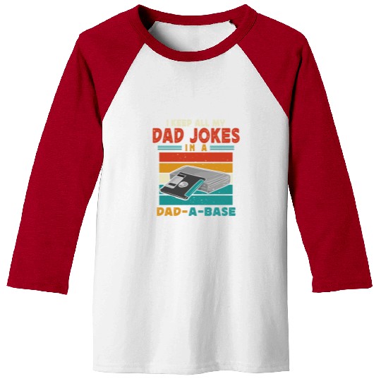 Dad Joke Data Scientist Pun Computer Science Papa Baseball Tees
