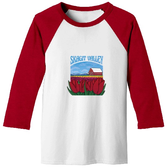 Skagit Valley Tulips Skagit Valley Tulips gift ins Baseball Tees