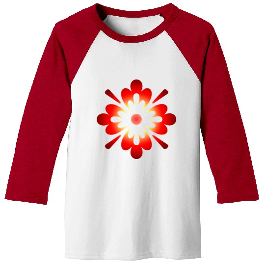flower Baseball Tees