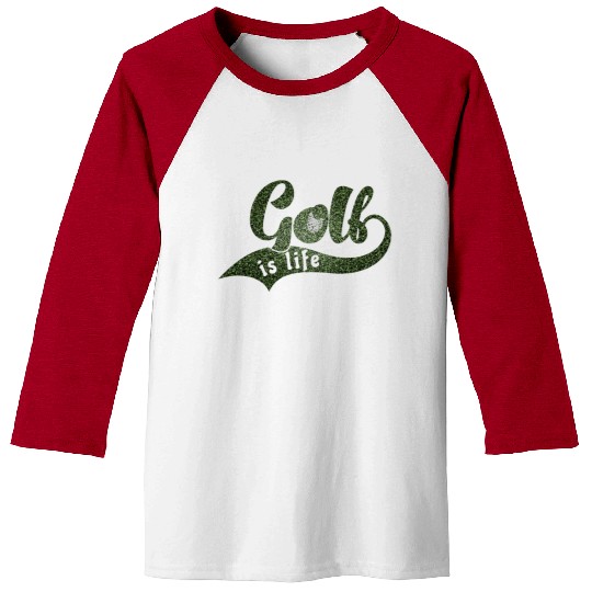 GOLF IS LIFE Distressed Look Baseball Tees