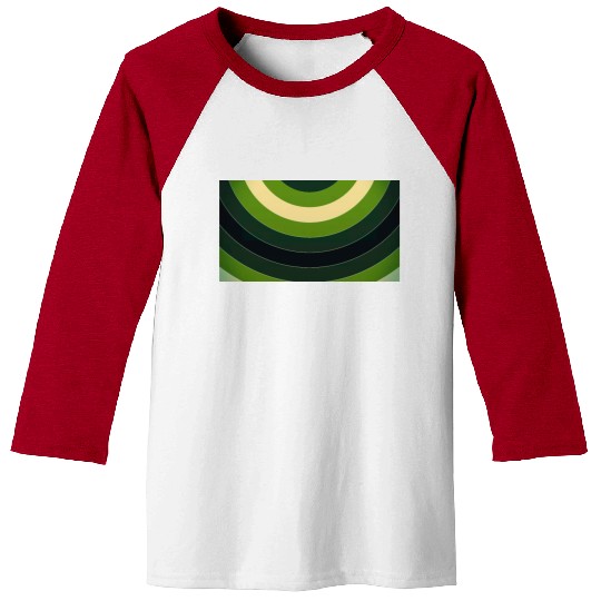 Colorful paint curves spinning with a spectrum Baseball Tees