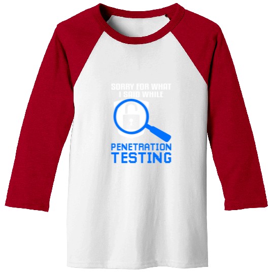 Cyber Security Penetration Testing Baseball Tees
