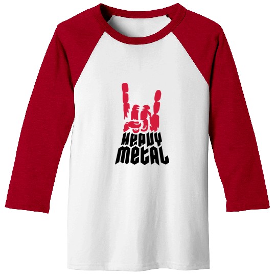 Cool logo heavy metal Baseball Tees