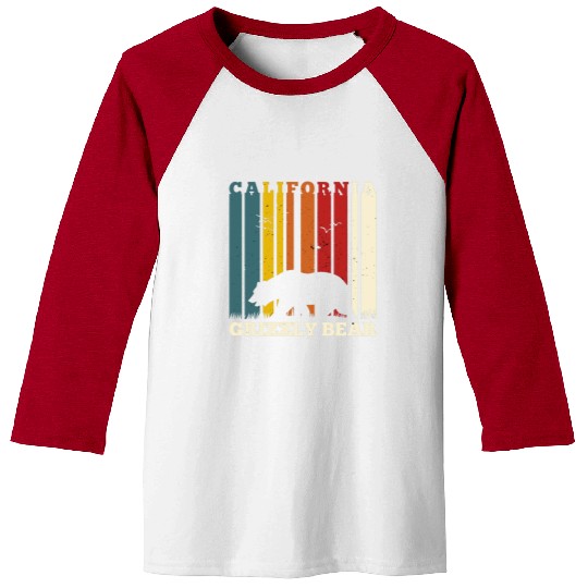 California Bear Retro Baseball Tees